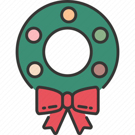 Celebration, christmas, decoration, festive, holiday, winter, wreath icon - Download on Iconfinder