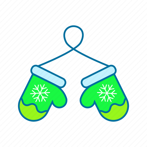 Christmas, cold, gloves, wear, winter icon icon - Download on Iconfinder