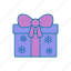 box, christmas, gift, holiday, holidays, present icon 