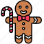 xmas, christmas, holiday, festive, winter, gingerbread man 