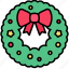 xmas, christmas, holiday, festive, winter, wreath, decoration 