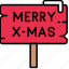 xmas, christmas, holiday, festive, winter, sign, merry xmas 