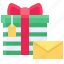 xmas, christmas, holiday, festive, winter, letter, gift box 