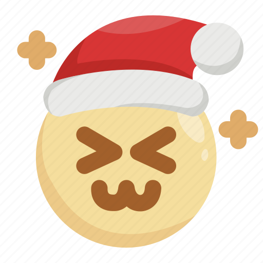 Christmas, emoji, emoticon, excited, glad, happy, santa claus icon - Download on Iconfinder