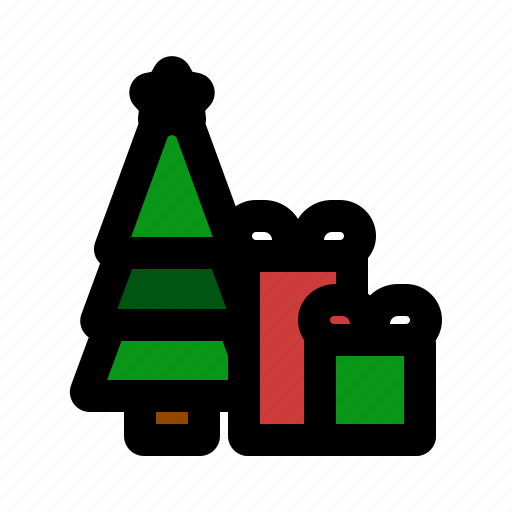 Aesthetic, christmas, tree, gift icon - Download on Iconfinder