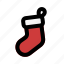 sock, christmas, hang 