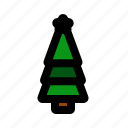 tree, christmas, star