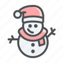 christmas, snowman