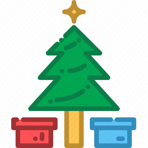 Christmas, christmas gifts, christmas tree, decoration icon - Download on Iconfinder