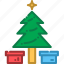 christmas, christmas gifts, christmas tree, decoration 
