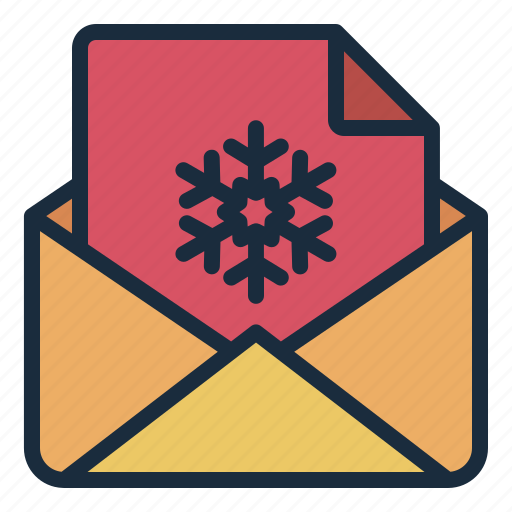 Letter, christmas, winter, merry, party, xmas icon - Download on Iconfinder