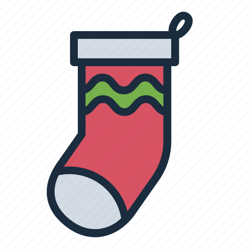 Sock, christmas, winter, merry, party, xmas icon - Download on Iconfinder