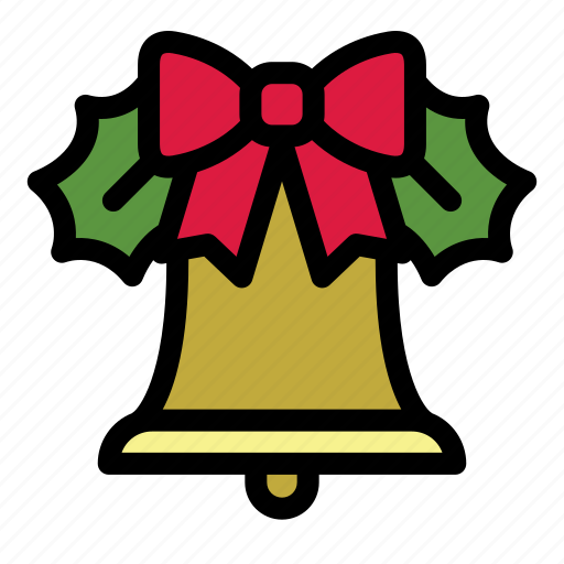 Bell, christmas, decoration, holiday, merry, mistletoe, xmas icon - Download on Iconfinder