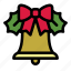 bell, christmas, decoration, holiday, merry, mistletoe, xmas 