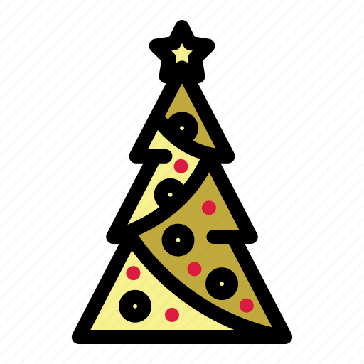 Christmas, christmas tree, decoration, fir, merry, pine, xmas icon - Download on Iconfinder