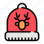 beanie, christmas, xmas, holiday, hat, knitted, celebration 
