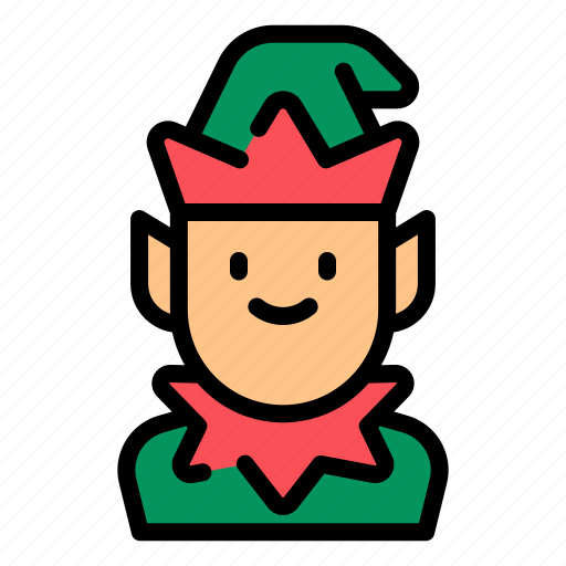 Elf, christmas, xmas, santa, claus, gift, present icon - Download on Iconfinder