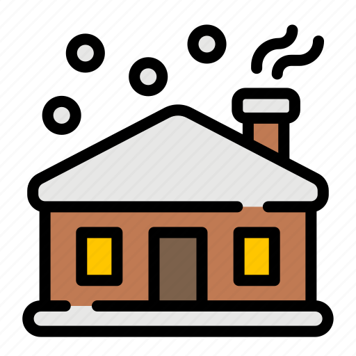 House, christmas, xmas, snow, holiday, celebration, snowy icon - Download on Iconfinder
