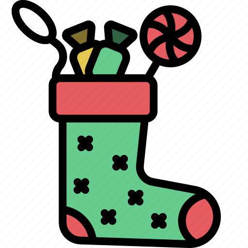 Christmas, sock, decoration, xmas, winter, gift icon - Download on Iconfinder