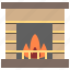 christmas, decoration, fire, fireplace, flame, interior, light 