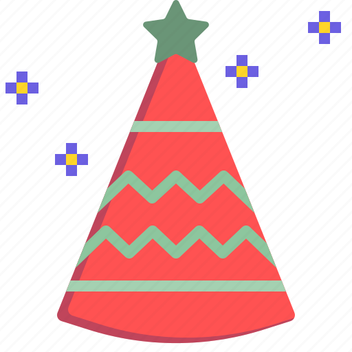 Birthday, celebration, christmas, decoration, hat, party, xmas icon - Download on Iconfinder