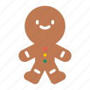 gingerbread, christmas, xmas, holiday, cookie, sweet, food 