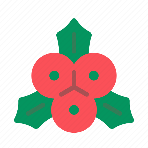 Mistletoe, christmas, xmas, holiday, decor, berries, wreath icon - Download on Iconfinder