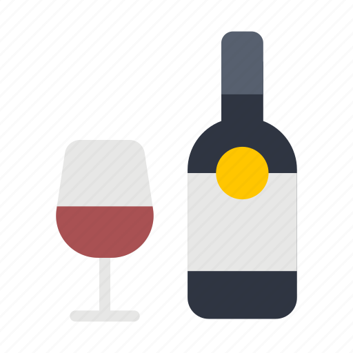 Wine, christmas, xmas, holiday, champaign, bottle, glass icon - Download on Iconfinder