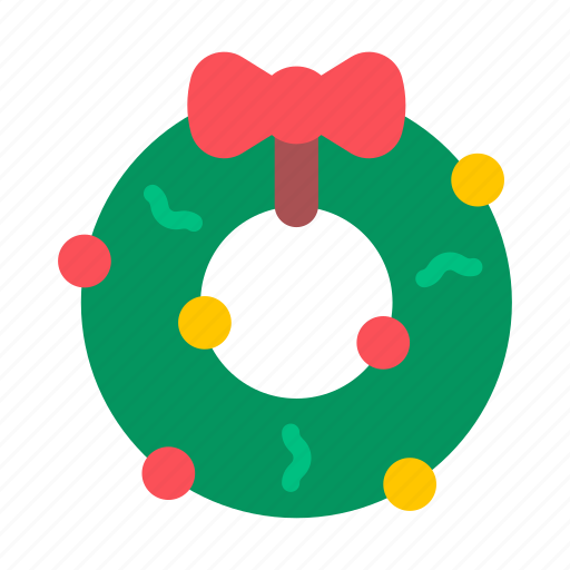 Wreath, christmas, xmas, holiday, mistletoe, ornament, dcor icon - Download on Iconfinder
