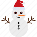 snowman, christmas, winter, snow, decoration, celebration, happy, joy