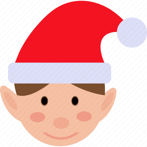 Elf, christmas, character, hat, smiling, smiley, decoration icon - Download on Iconfinder