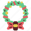 christmas, decoration, xmas, ornament, wreath, winter 