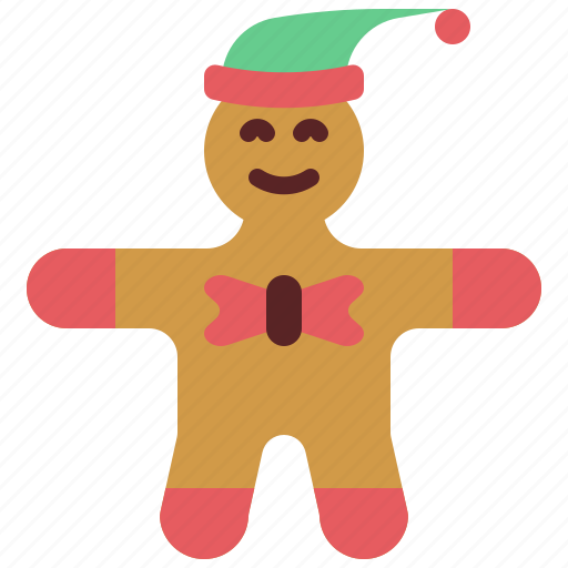 Christmas, gingerbread, cookie, man, xmas, food icon - Download on Iconfinder