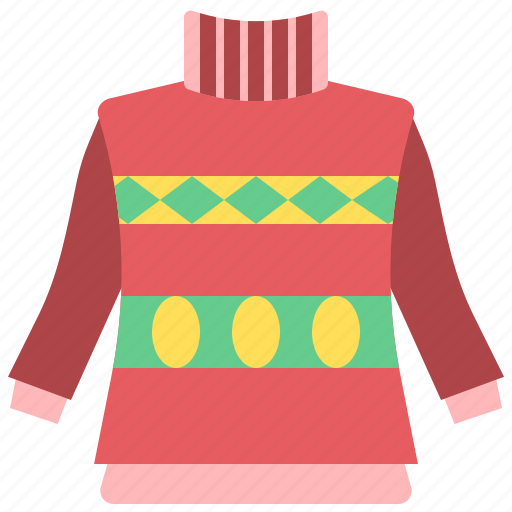 Christmas, sweater, winter, cloth, xmas, fashion icon - Download on Iconfinder