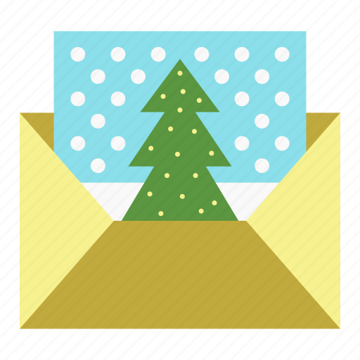Christmas, christmas card, envelope, holiday, mail, postcard, xmas icon - Download on Iconfinder