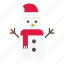 christmas, holiday, santa hat, snow, snowman, winter, xmas 
