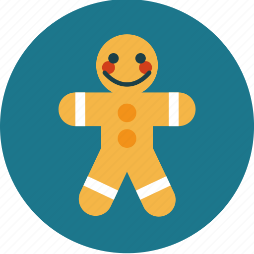 Christmas, cookie, gingerbread man, treat icon - Download on Iconfinder