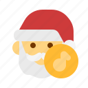 voice, christmas, santa, claus, hat