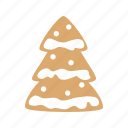 gingerbread, christmas tree, cookie