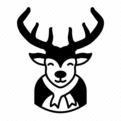 Animal, christmas, deer, reindeer, rudolph icon - Download on Iconfinder