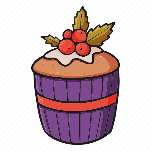 Cupcake, muffin, bakery, dessert, doodle, sketch, drawing icon - Download on Iconfinder