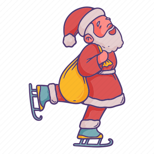 Santa, santa claus, doodle, sketch, drawing, christmas, xmas icon - Download on Iconfinder