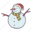 snowman, doodle, sketch, drawing, christmas, xmas, snow, winter, snowflake 
