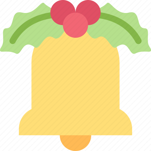 Bell, berry, christmas, decoration, leaves, ring icon - Download on Iconfinder