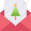 christmas, email, envelope, invitation, mail, message, paper 