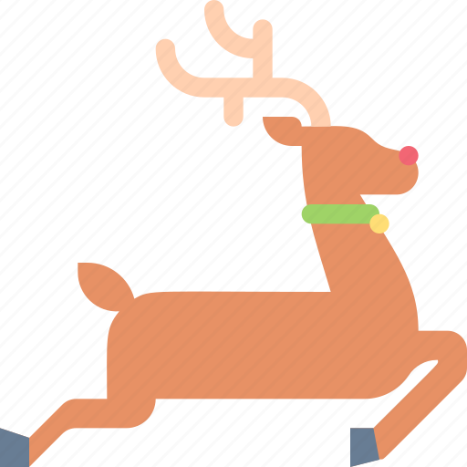 Animal, christmas, deer, reindeer, santa, wildlife icon - Download on Iconfinder