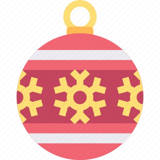 Ball, christmas, ornament, snowflake, tree icon - Download on Iconfinder