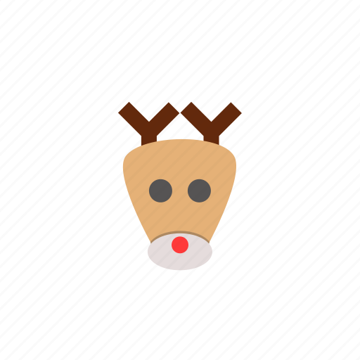 Christmas, christmas deer, christmas reindeer, cute, deer, funny, joke icon - Download on Iconfinder