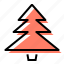 forest, fir, spruce, christmas tree 