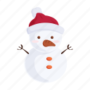xmas, santa, snow, snowflake, hat, holiday, cold, weather, snowman